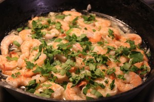 Add salt and pepper, lemon juice and parsley.