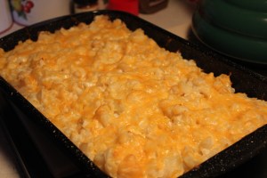 Creamy potato hash brown casserole.