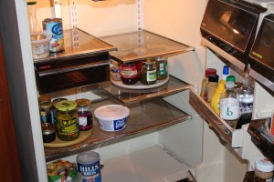 The almost empty interior.