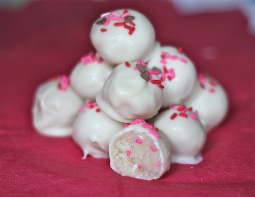 Funfetti Truffles for Valentines Day.