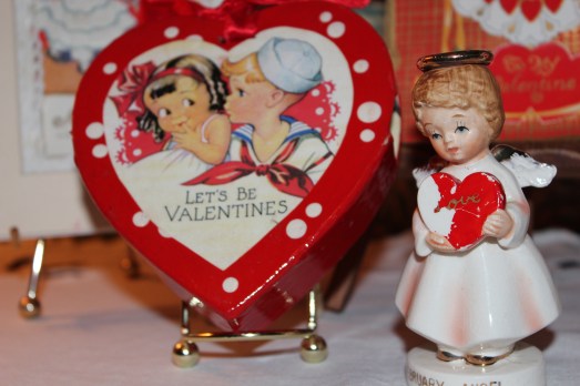 Candy box and a February angel.