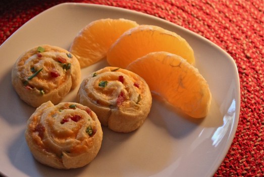 Served warm with fruit for a light lunch.