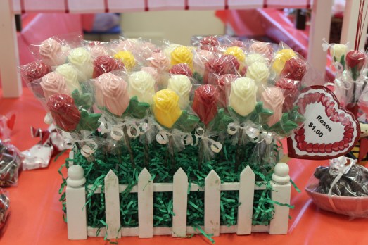 Rose bud pops