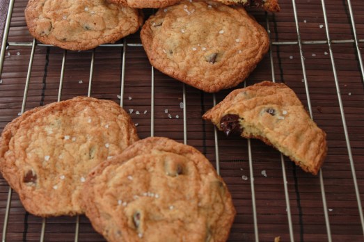 Salted Chocolate Chunk Cookies