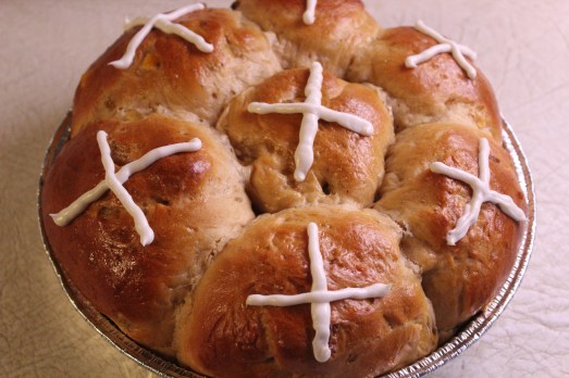 Pipe crosses on top when they are cool.