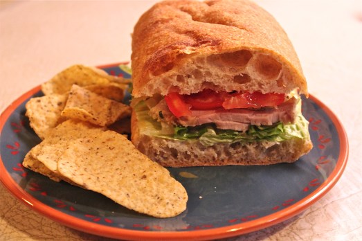 A handful of sandwich.  So good!