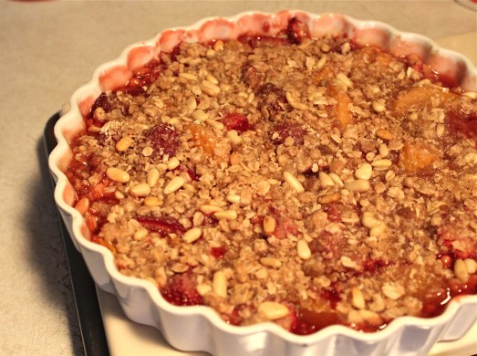 Out of the oven and the aroma fills the house.