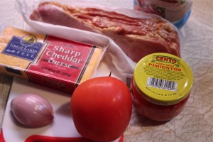 All the yummy ingredients, plus mayo.