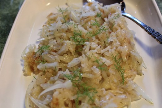 Fennel and Potato Hash Browns