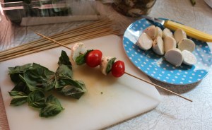 Putting it all together like an assembly-line.