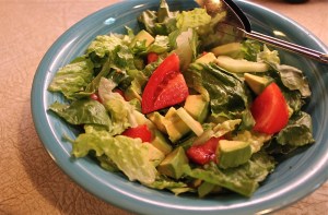 Fresh and crunchy salad