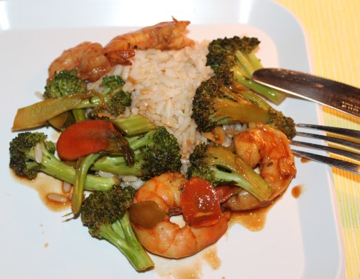 Serve over brown rice and enjoy!