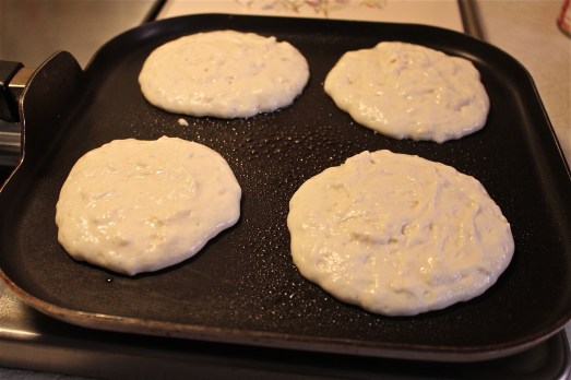 Big, thick pancakes.