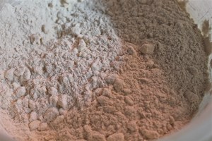 Some larger pieces of butter are ok.