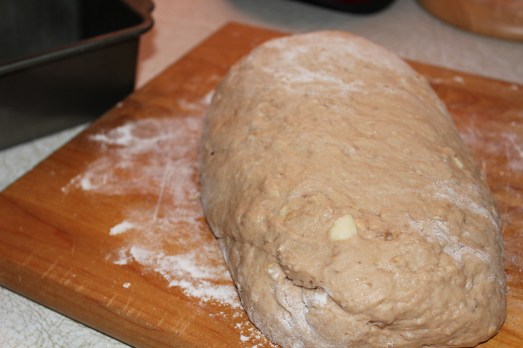 After first rise form dough into a 9-inch log.
