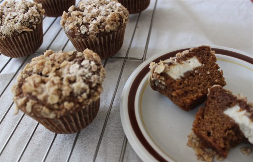 Pumpkin Cream Cheese Muffins.