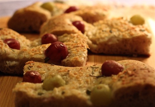 Grape and Rosemary Focaccia