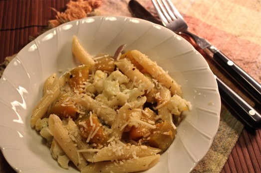 Serve topped with grated Romano cheese.