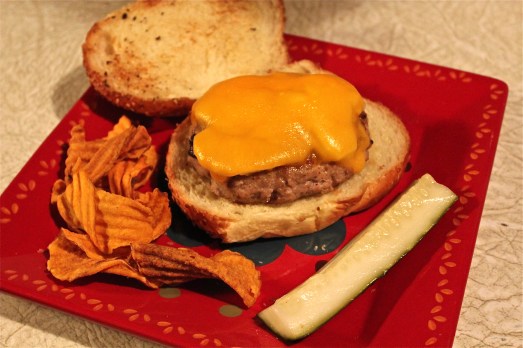 Serve with chips and a pickle or a side of coleslaw.