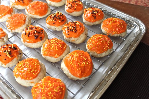 Anytime frosted sugar cookies.