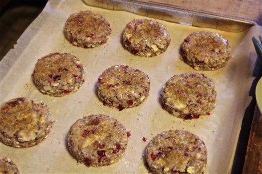 Roll out dough and cut with 2-inch cutter.