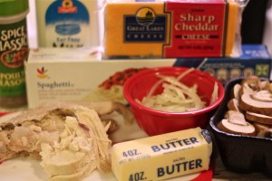 Not too many ingredients go into this casserole.