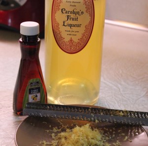 My own Limoncello, lemon extract and lemon zest give the cookies a definite lemon flavor.
