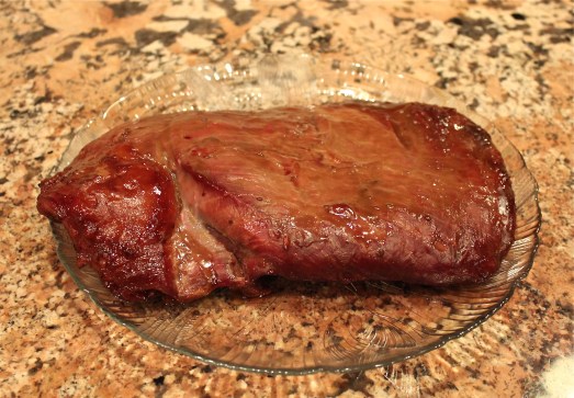 Just removed from the smoker.