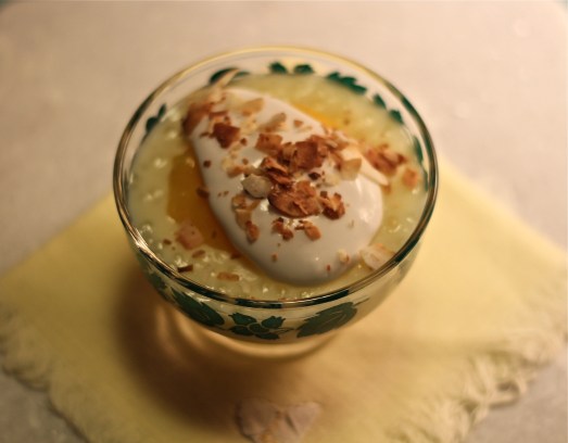 A luxurious, but surprisingly low-fat dessert.