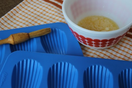 Silicone molds are easy to work with.  The cakes pop right out.