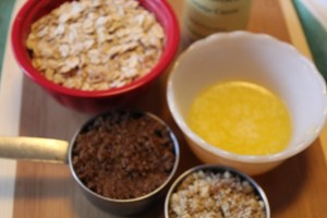 Measure and have ready your topping ingredients.