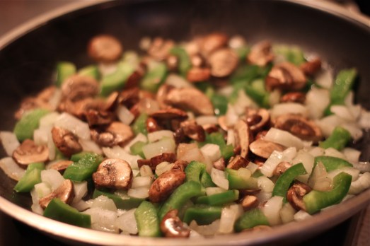Sauté the vegetables.