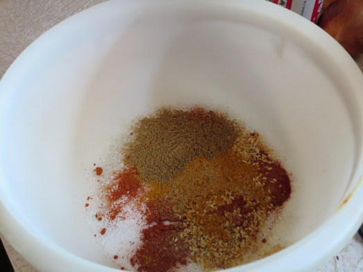 All the lovely spices!  They smell wonderful.