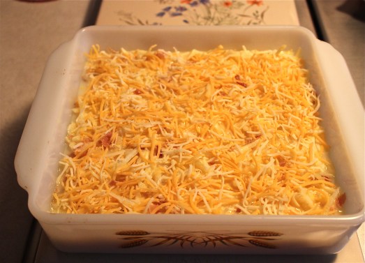 Top with remaining cheese.