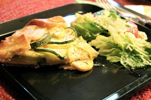 A side salad is all that's needed for this meal.