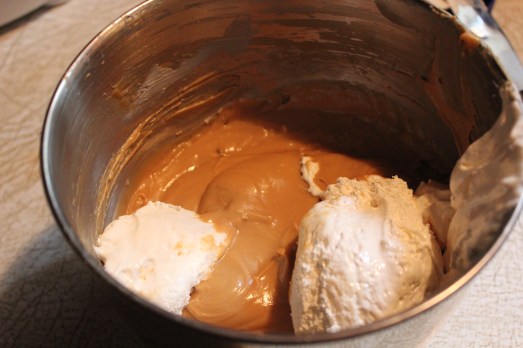 Fold in marshmallow creme.