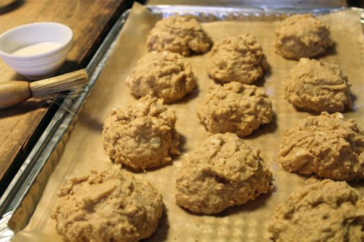 Space about 1-inch apart on parchment lined baking sheet.