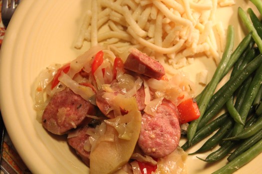 Weiner-Kraut with Spatzele