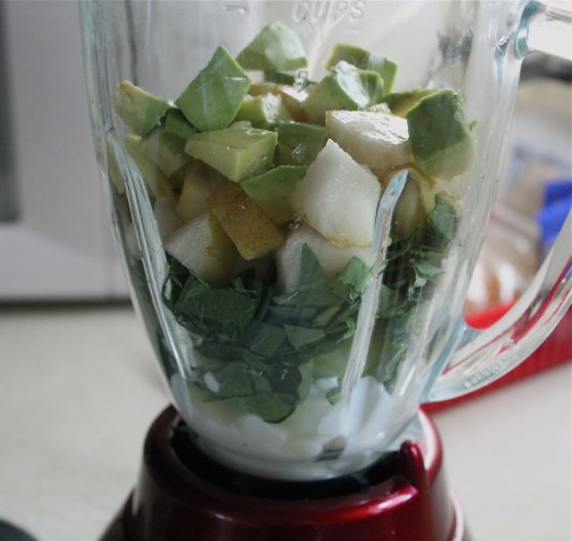 Put everything in the blender and whiz to liquify.