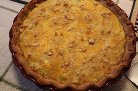 Bacon and Leek Quiche